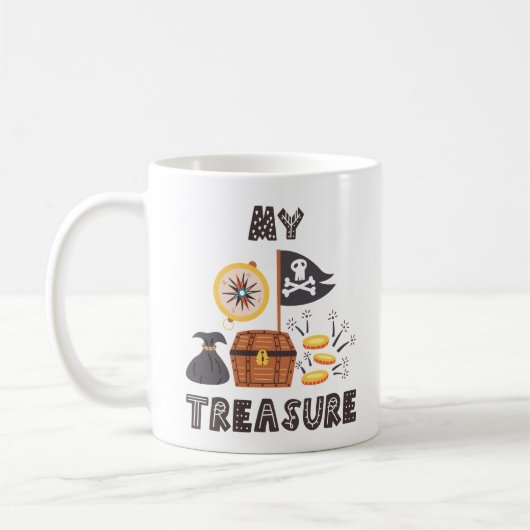 Piratenschatz Kaffeetasse (Links)