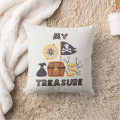 Piratenschatz Kissen (Decke)