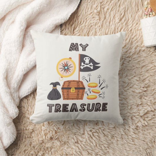 Piratenschatz Kissen (Decke)