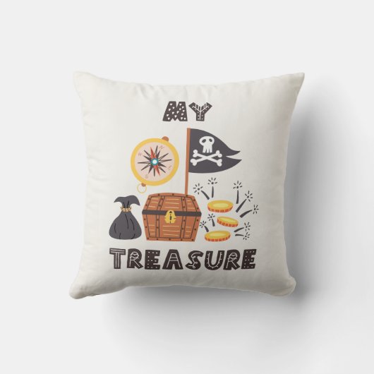 Piratenschatz Kissen (Rückseite)