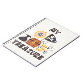 Piratenschatz Notizblock (Linke Seite)