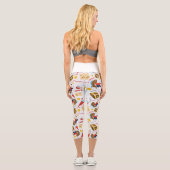 Piratenschatz Piratenflagge Capri Leggings (Rückseite)
