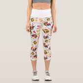 Piratenschatz Piratenflagge Capri Leggings (Vorderseite)