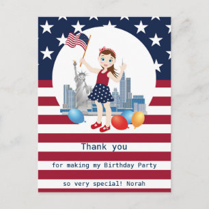 Piratenschatzkarte Geburtstagsfeier Mädchen Postkarte