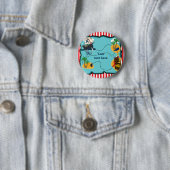Piratenschatzkarte Geburtstagsfeier Pin BUTTON (Beispiel)