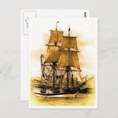 Piratenschiff 2 Postkarte (Vorne/Hinten)