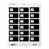 Piratenschiff. Adressaufkleber (Vorne)