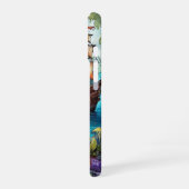 Piratenschiff Ankunft auf einer tropischen Insel iPhone 16 Hülle (Linke Seite)