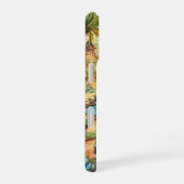 Piratenschiff Ankunft auf einer tropischen Insel iPhone 16 Hülle (Rechte Seite)