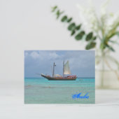 Piratenschiff Aruba Postcard Postkarte (Stehend Vorderseite)