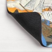Piratenschiff auf Sea Mouse Pad Mousepad (Ecke)