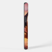 Piratenschiff bei Sonnenaufgang/Sonnenuntergang iPhone Hülle (Rechte Seite)