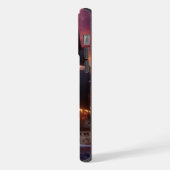 Piratenschiff bei Sonnenaufgang/Sonnenuntergang iPhone Hülle (Linke Seite)