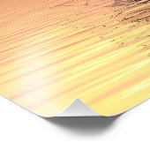 Piratenschiff bei Sonnenuntergang Fotodruck (Ecke)