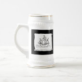 Piratenschiff. Bierglas (Links)