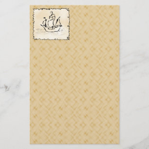 Piratenschiff. Briefpapier