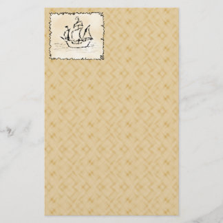 Piratenschiff. Briefpapier