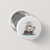 Piratenschiff Button (Vorne & Hinten)