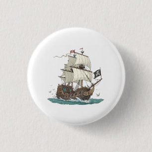 Piratenschiff Button