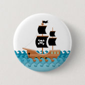 Piratenschiff Button (Vorderseite)
