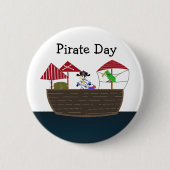 Piratenschiff Button (Vorderseite)