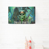 Piratenschiff Captain Green Ghost Ship Banner (InSitu)