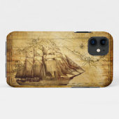 Piratenschiff Case-Mate iPhone Hülle (Rückseite (Horizontal))