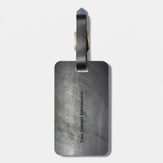 Piratenschiff Custom Gepäckanhänger (Rückseite vertikal)