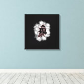 Piratenschiff "Dark Skies Pirate", gepanzert Canva Leinwanddruck (Insitu (Holzboden))