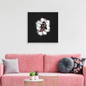 Piratenschiff "Dark Skies Pirate", gepanzert Canva Leinwanddruck (Insitu (Wohnzimmer))