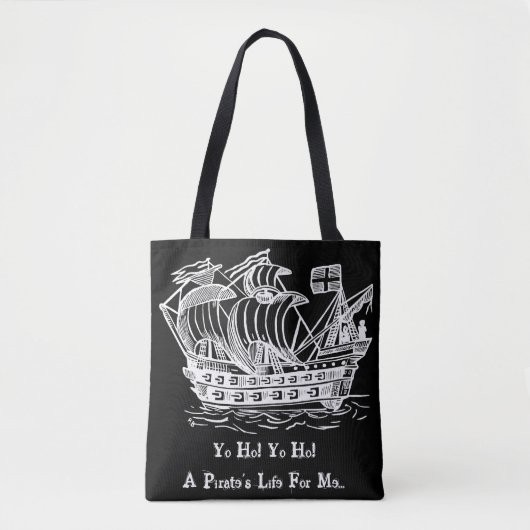 Piratenschiff der Antike Tasche (Vorderseite)