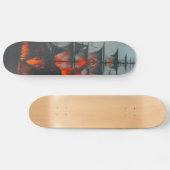 Piratenschiff des verlorenen Geistes Skateboard (Horizontal)