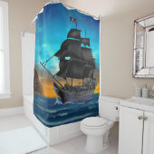PIRATENSCHIFF DUSCHVORHANG (Beispiel)
