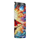 Piratenschiff Festhalteglaskunst Thermosbecher (Nach rechts gedreht)