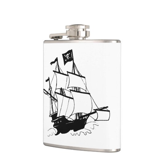 Piratenschiff Flachmann (Links)