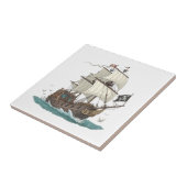 Piratenschiff Fliese (Seite)
