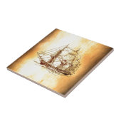 Piratenschiff Fliese (Seite)