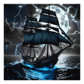 Piratenschiff Fotodruck (Vorne)