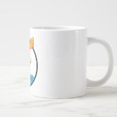 Piratenschiff Funny Cartoon Jumbo-Tasse (Rechts)