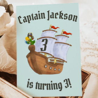 Piratenschiff Geburtsname & Alter Einladung