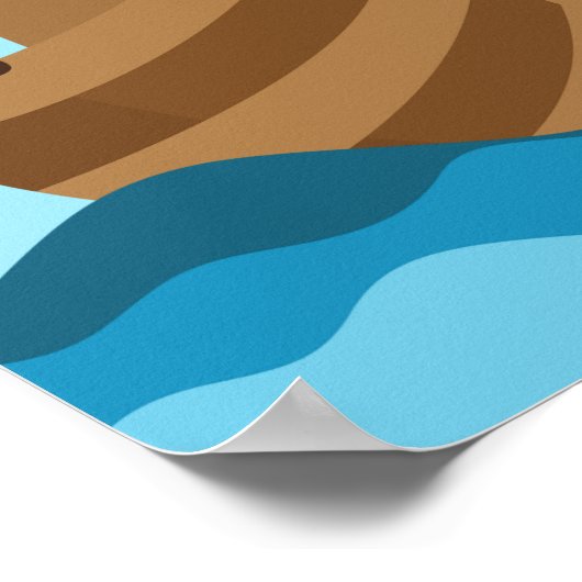 Piratenschiff Geburtstagsparty Poster (Ecke)