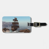Piratenschiff Gepäckanhänger (Vorderseite horizontal)