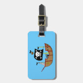 Piratenschiff Gepäckanhänger (Vorderseite vertikal)