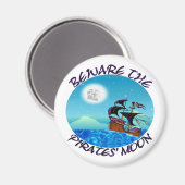Piratenschiff-Geschenke Magnet (Vorderseite/Rückseite)