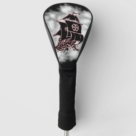 Piratenschiff Golf Headcover (Vorderseite)
