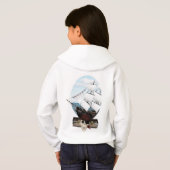 Piratenschiff Hoodie (Schwarz voll)