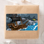 Piratenschiff im Sturm (Insitu)