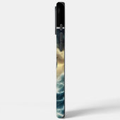 Piratenschiff im Sturm Case-Mate iPhone Hülle (Rückseite / Links)