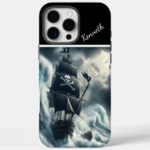 Piratenschiff im Sturm Case-Mate iPhone Hülle (Rückseite)
