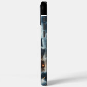 Piratenschiff im Sturm Case-Mate iPhone Hülle (Rückseite / Links)